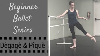 Beginner Ballet Series  Dégagé amp Piqué [upl. by Boulanger]