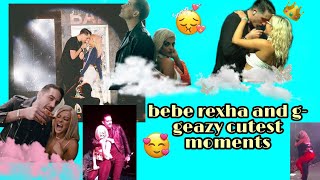 Bebe rexha and g eazy cutest moments❤❤ [upl. by Ribble]