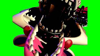 FNaF 2 Mangle Death Animation Greenscreen [upl. by Rurik250]