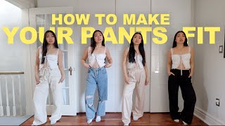 Hem Your Pants like a PRO with no sewing machine 4 easy ways [upl. by Mavra231]