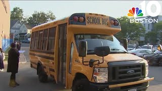 Its the 1st day of school in Boston and security is top of mind [upl. by Yarb]