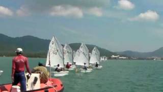 Optimist Sailing in Malaysia [upl. by The]