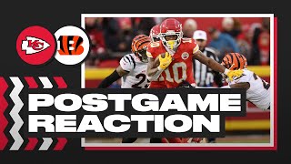 Kansas City Chiefs vs Cincinnati Bengals live postgame reactions [upl. by Chen]