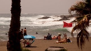 1 minuto en la playa de La Garita Telde [upl. by Arnuad]