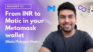 Buy Matic Using INR in your Metamask wallet on the MaticPolygon Chain  Beginner 101 [upl. by Etem]