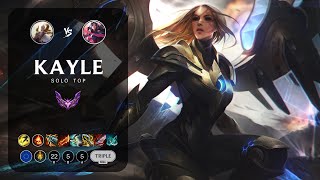 Kayle Top vs Irelia  EUW Master Patch 145 [upl. by Alicirp]