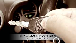 Jeep Wrangler REMOTE START from FACTORY KEYFOB by AUTOTOYSCOM [upl. by Haynes]