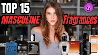 TOP 15 MOST MASCULINE MENS FRAGRANCES Smell SEXY amp Get Womens Attention [upl. by Solis996]