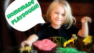 HOMEMADE PLAYDOUGH RECIPE CHEAP AND EASY [upl. by Fons]