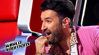 JawDropping Blind Auditions that SHOCKED The Voice Coaches [upl. by Enomis]