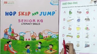 Odd One Out  Hop skip and jump senior kg literacy skills pg 131415161718  Kids school [upl. by Sinnelg858]