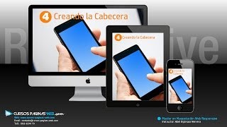 HTML5 CSS3 Responsive Web Design Creando Cabecera Menu [upl. by Eleonora]