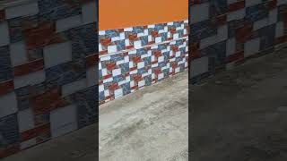 New print tiles fitting design 👷🧱👍youtubeshort home tiles viralvideo virlshort [upl. by Marcelia]