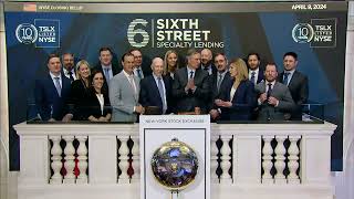 Sixth Street Specialty Lending NYSE TSLX Rings The Closing Bell® [upl. by Calle]