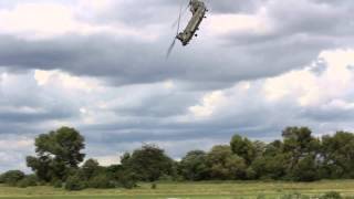 RAF Chinook Display 2015 Practice Display MVI 1868 [upl. by Pennie]