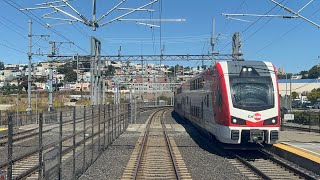 Caltrain Cab Ride 507 San JoseSan Francisco CabCar 4017 [upl. by Arze]