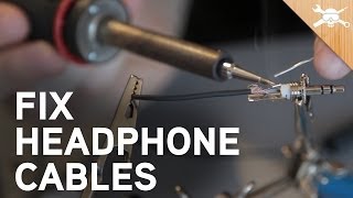 How to Fix Broken Headphone Cables [upl. by Olympia]