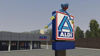 Huggy Wuggy at Aldi nord Garrys Mod [upl. by Aymik]