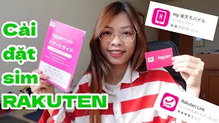 Cài Đặt Sim Rakuten App Rakuten Mobile Rakuten Link  Quyen in JAPAN✅ [upl. by Atiuqam546]