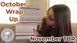 October Reading Wrap up amp November TBR [upl. by Ahtamas]