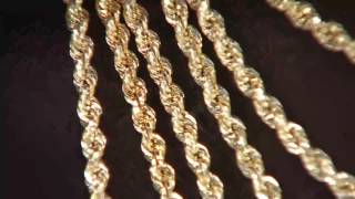 14K Gold Bold Twisted Rope Chain Necklace on QVC [upl. by Zink733]