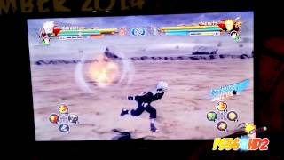 Naruto Shippuden Ultimate Ninja Storm Revolution  Kakashi vs Naruto Gameplay  MCM Expo [upl. by Eveleen]