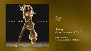 Mariah Carey  Sprung TEOM Filtered Instrumental with BGV [upl. by Akers]