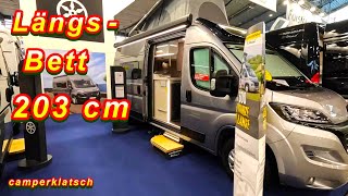 Unglaublich LÄNGSTES BETT im MINI Camper Van👍Neu 2024🫵Kastenwagen Wohnmobil unter 6 Meter [upl. by Jago]