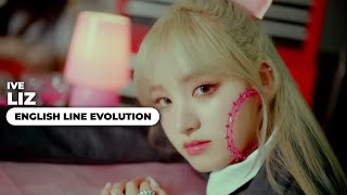 IVE  Liz  English Line Evolution Baddie Era [upl. by Collimore]