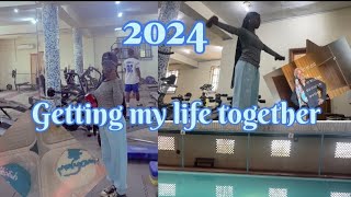 Getting my life together for 2024 🎧 goals and new habits [upl. by Pare]