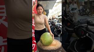 Amazing Cutting Skill Coconut viral fruitgarden fruitplants farming carving fruittrees [upl. by Ettenor684]