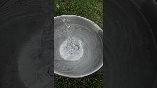 Plop water slowmotion dropping ice icecube bowl cool [upl. by Gorrian]