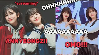 DIVE’s reactions every time YUJIN and WONYOUNG having their LITTLE moments [upl. by Alya]