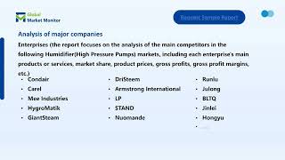 Global HumidifierHigh Pressure Pumps Market Cagr 17 2024 [upl. by Jayson168]