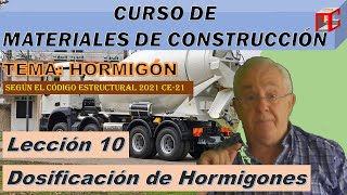 🏭 DOSIFICACIÓN DEL HORMIGÓN 🏭 [upl. by Kcirdde]