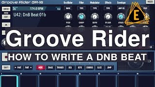 Groove Rider GR16  How to make a DnB beat [upl. by Pasadis]