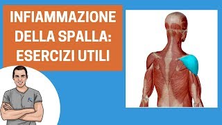 Infiammazione tendini della spalla due esercizi utili [upl. by Patric]