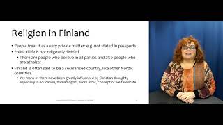 Lesson 11 Human Rights part 2 Religion in Finland Finnish Political Culture and System [upl. by Zarah22]