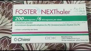 How to use FOSTER NEXThaler [upl. by Amri]