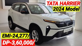 Tata Harrier Smart Diesel 2024 On Road Price। Tata Harrier Base Model । Down payment।loan Emi [upl. by Garin]