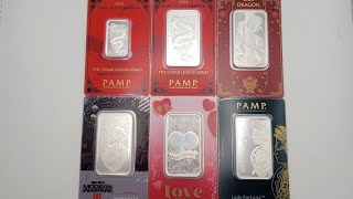 2024 Silver PAMP Bar Releases first half the year [upl. by Koslo]