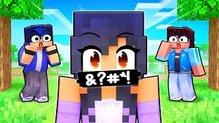 Aphmau said a BAD WORD in Minecraft [upl. by Annaeirb]