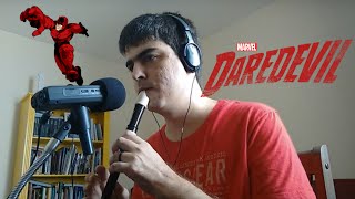 Marvels Daredevil Theme Recorder  Flauta Doce Notes  Notas [upl. by Capps]