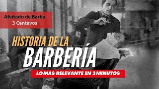 💈La HISTORIA de LA BARBERÍA en 3 Minutos Conoce Datos Increíbles Que NO muchos SABEN🤓 [upl. by Adikram]