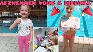 ONTBIJT MAKEN  VAKANTIE KALENDER amp AFZWEMMEN VOOR A DIPLOMA  DE FAMILIE SNIJDERS  VLOG 424 [upl. by Allsun]