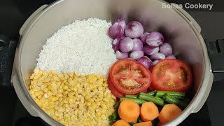 hotel style sambar rice amp curd rice lunch combo recipe  one pot meal sambar sadam amp curd rice [upl. by Dej]