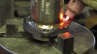 Stainless turbo pipe flange TIG welding [upl. by Strephonn]