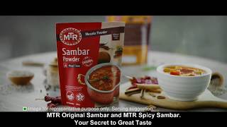 MTR SAMBAR Masala  Sambar Masala Powder  Sambar Powder  Original or Spicy [upl. by Nodnab]