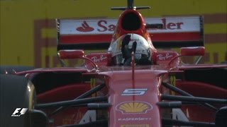 Vettel Wins 2017 Australian Grand Prix  Race Highlights [upl. by Aelem]