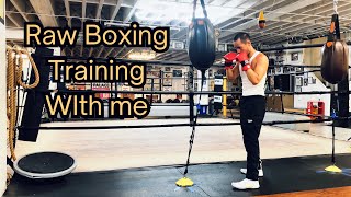 Boxing Training with Me Speed amp Power 🔥🥊 [upl. by Ingra]